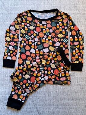 Little Sleepies Halloween Spooky Sweets Bamboo Two-Piece LS Pajamas (3T)